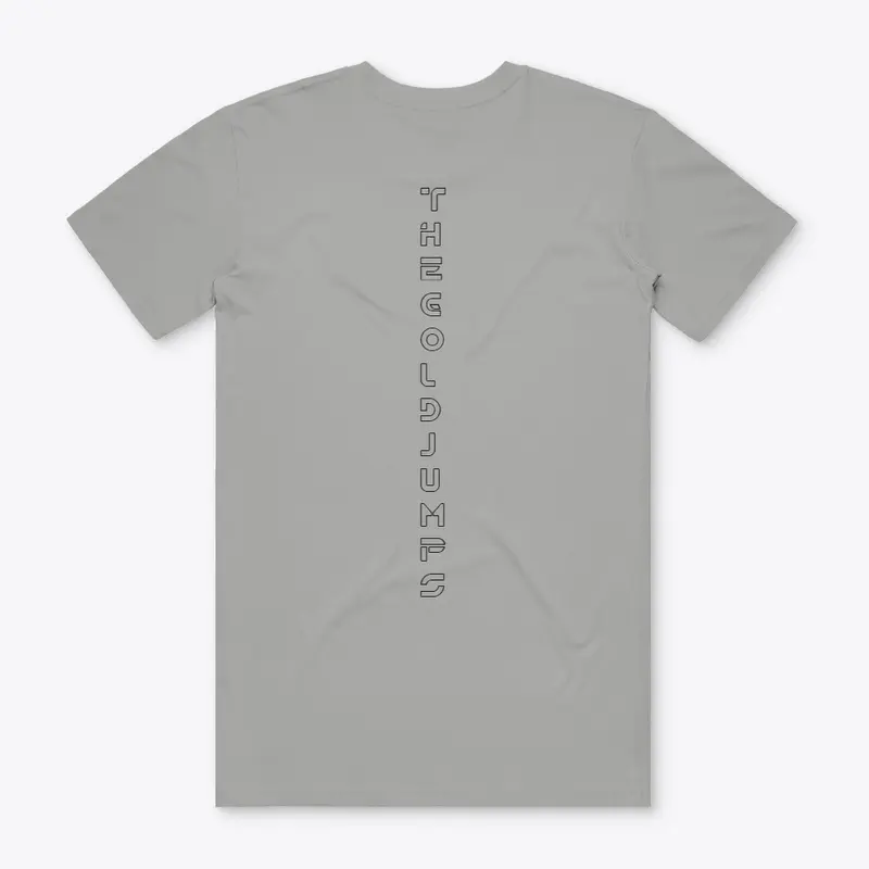 theGoldjumps T-shirt (Grey+Coral)